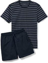 Tchibo - Rövidnadrágos pizsama - férfi - méret 3XL 64/66 - kék/csíkos
