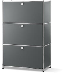 Tchibo - Fémpolc 3 ajtóval - szürke