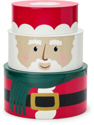 Tchibo - 3 db karácsonyi kekszesdoboz - többszínű