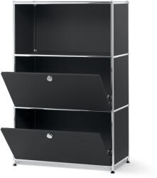 Tchibo - Fémpolc /Cn3 2 lenyíló ajtóval - fekete