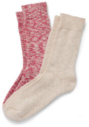 Tchibo - 2 pár női kötött zokni - nő - méret 39-42 - bézs