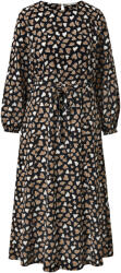 Tchibo - Nyomott mintás ruha - nő - méret 40 - fekete/mintás