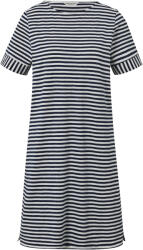 Tchibo - Női csíkos jersey ruha - nő - méret L 44/46 - kék/csíkos