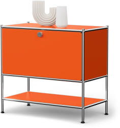 Tchibo - /Cn3 fém komód 1 lenyíló ajtóval - narancssárga