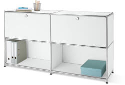 Tchibo - Fém polcos komód - fehér