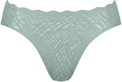 Sloggi Zero Feel Bliss High leg alsó - nő - méret L - kék/jacquard