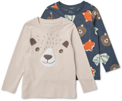 Tchibo - 2 hosszú ujjú gyerekfelső - kisgyerek - méret 50/56 - kék