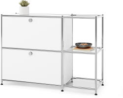 Tchibo - /Cn3 fém komód 2 lenyíló ajtóval - szürke - tchibo - 209 995 Ft