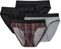 Tchibo - 4 db férfi alsónadrág - férfi - méret M/5 - fekete/kockás