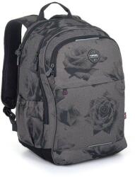 Topgal ergonomikus iskolatáska hátizsák RONY - Black Rose (RONY 25027)