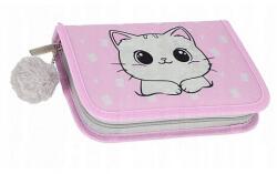 Starpak Plüss cicás kihajtható tolltartó felszerelt - Starpak (551896)