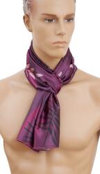 TETRAO Eșarfă model cu frunze - violet