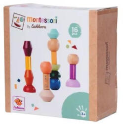 Eichhorn Eichhorn: Montessori fa oktató játék 16 darabos - Formák - kreativjatek