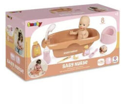 Smoby Baby Nurse: Babafürdető játékszett 8 db kiegészítővel - kreativjatek