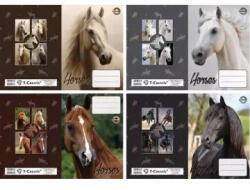 T-Creativ T-Creativ: Ló mintás betétes füzetborító - A5, többféle