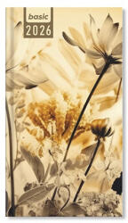 PD Calendar Határidőnapló Period Basic Zsebnaptár álló Wildflowers papír 2026 (PAP4114-4552)