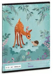 My Secret Garden My Secret Garden: Őzike mintás vonalas füzet - 4. osztálytól, A5