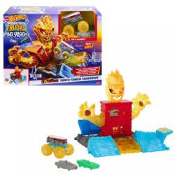 Mattel Monster Trucks Power Smasher Tűzszörny pályaszett