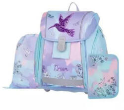 KARTON P+P Kolibri mintás prémium iskolatáska szett - 3 részes