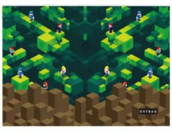 Oxybag Playworld műanyag irattartó tasak, patentos, A4