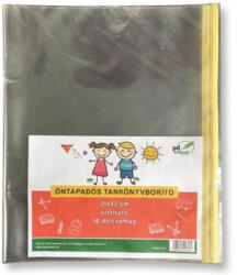 PD School Öntapadós víztiszta tankönyvborító - 31 x 52 cm, 10 db