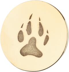 TETRAO Arany fülbevaló medál farkas