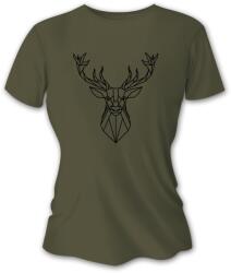 TETRAO Női rövidujjú póló zöld - vadászatszivből