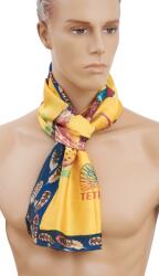 TETRAO Sál fácánok egy narancssárga háttérrel és kerettel