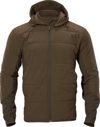 HÄRKILA Férfi kabát Insulated Midlayer Hunting Green / Shadow Brown