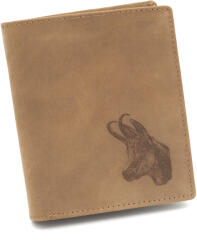 TETRAO Bőr irattaró zerge kicsi