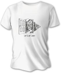 TETRAO Férfi rövid ujjú póló ajtó - fehér