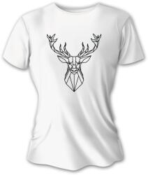 TETRAO Női rövid ujjú póló vadászatszívből fehér