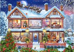 Bluebird Puzzle 91096 - Christmas House - 2000 db-os puzzle (91096)