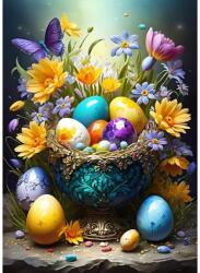 Bluebird Puzzle 90956 - Easter Eggs and Flowers - 500 db-os puzzle (90956)