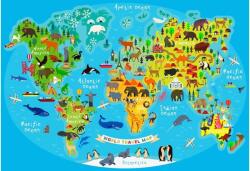 Bluebird Puzzle 90091 - World Travel Map - 300 db-os puzzle (90091)