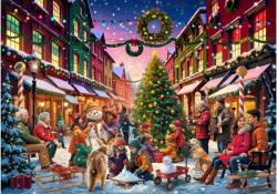 Bluebird Puzzle 91098 - Christmas Street - 2000 db-os puzzle (91098)