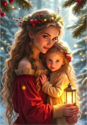Alipson Puzzle 50279 - Christmas Tenderness - Mother and Daughter Collection - 1000 db-os puzzle (50279)