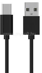 Gigapack Adatkábel (USB - Type-C speciális, 8mm hosszított fej, 100cm) FEKETE (GP-123022) (GP-123022)