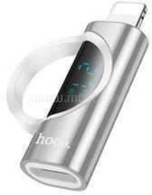 hoco. UA32B adapter (Type-C aljzat - lightning, adatátvitel és töltés, LED kijelző) EZÜST (HOCO_UA32B_S) (HOCO_UA32B_S)