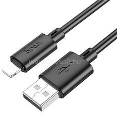 hoco. X88 adatkábel (USB - lightning, 2.4A, gyorstöltő, 100cm) FEKETE (HOCO_X88_UL_B) (HOCO_X88_UL_B)