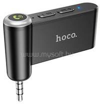 hoco. E58 bluetooth adapter (3.5mm jack csatlakozó, v5.0) FEKETE (HOCO_E58) (HOCO_E58)