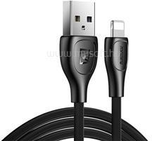 REMAX LESU PRO adatkábel (USB - lightning, 2.1A, gyorstöltő, 100cm, törésgátló) FEKETE (REMAX_RC-160I_BLACK) (REMAX_RC-160I_BLACK)