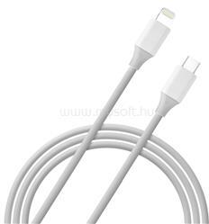 Blautel 4-OK adatkábel (18W, Type-C - lightning, PD gyorstöltő, 100cm) FEHÉR (USPDIC) (USPDIC)