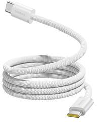 Baseus DYNAMIC 4 PRO adatkábel (Type-C - Type-C, 100W, PD gyorstöltő, 100cm, cipőfűző) FEHÉR (P10385200211-00) (P10385200211-00) - mysoft