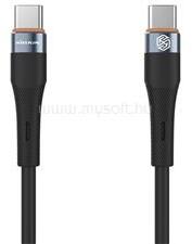 Nillkin FLOWSPEED adatkábel (Type-C - Type-C, 60W, PD gyorstöltő, 100cm) FEKETE (GP-149790) (GP-149790)