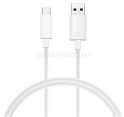 Huawei adatkábel (USB - Type-C, 8A, gyorstöltő, 100cm) FEHÉR (HUAWEI_LX1218) (HUAWEI_LX1218)
