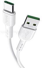 hoco. X33 adatkábel (USB - Type-C, gyorstöltő, 100cm) FEHÉR (HOCO_X33_TYPE-C_W) (HOCO_X33_TYPE-C_W)