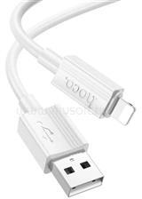hoco. iPhone 14 Plus / 14 Pro Max / 14 Pro HOCO X107 adatkábel USB - lightning, 100cm, FEHÉR (HOCO_X107_USB_LIGHTNING_W) (HOCO_X107_USB_LIGHTNING_W)