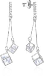 MOISS Játékos ezüst fülbevaló kockákkal E0002326