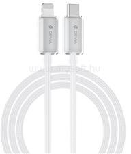 DEVIA iPhone 14 Plus / 14 Pro Max / 14 Pro DEVIA Extreme EC654 adatkábel Type-C - lightning, 150cm, FEHÉR (ST107991) (ST107991)